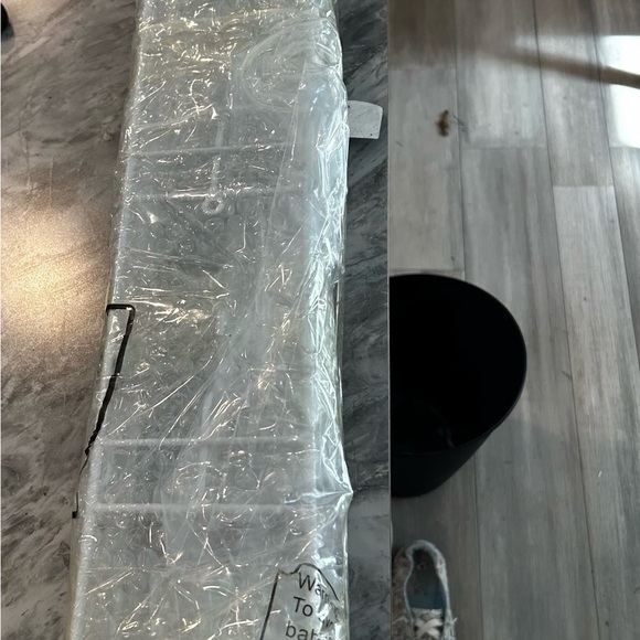 White Metal Wall Hook Rack - Picture 6 of 9